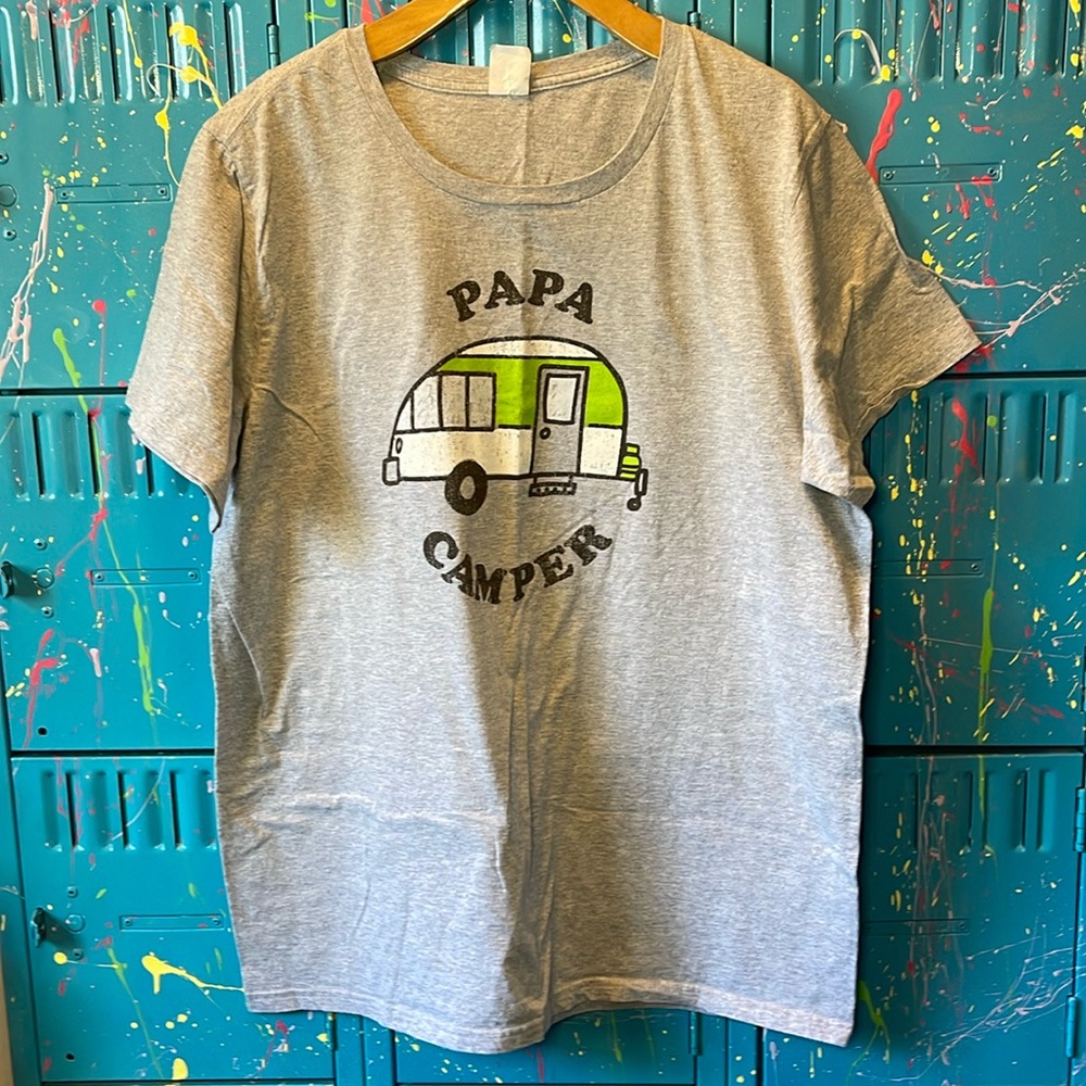 😎Papa Camper t Shirt. XXL. M112